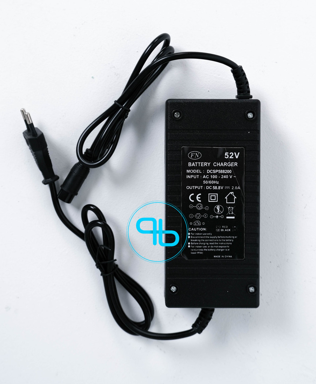 Зарядний пристрій для електросамокату Tesla 48V (54.6V) 2.0 A | Probot фото 3