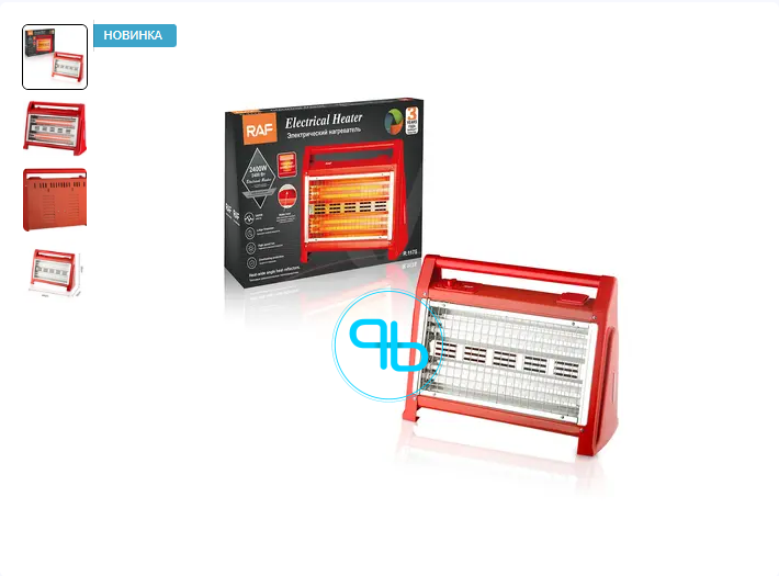 Обігрівач електричний конвекційний 2400 Вт RAF-1175 | Probot фото 3