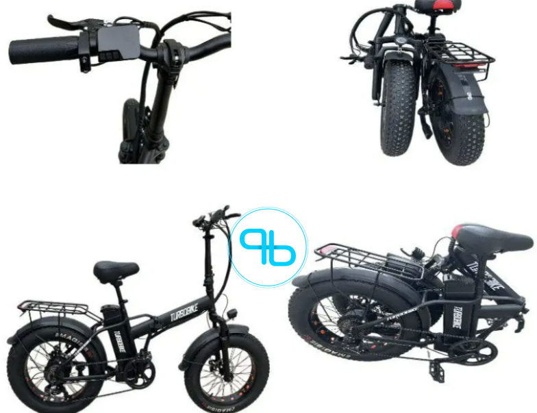 Електричний велосипед фетбайк Fatbike Turbobike 20" (500W 48V 21Ah) | Probot фото 2
