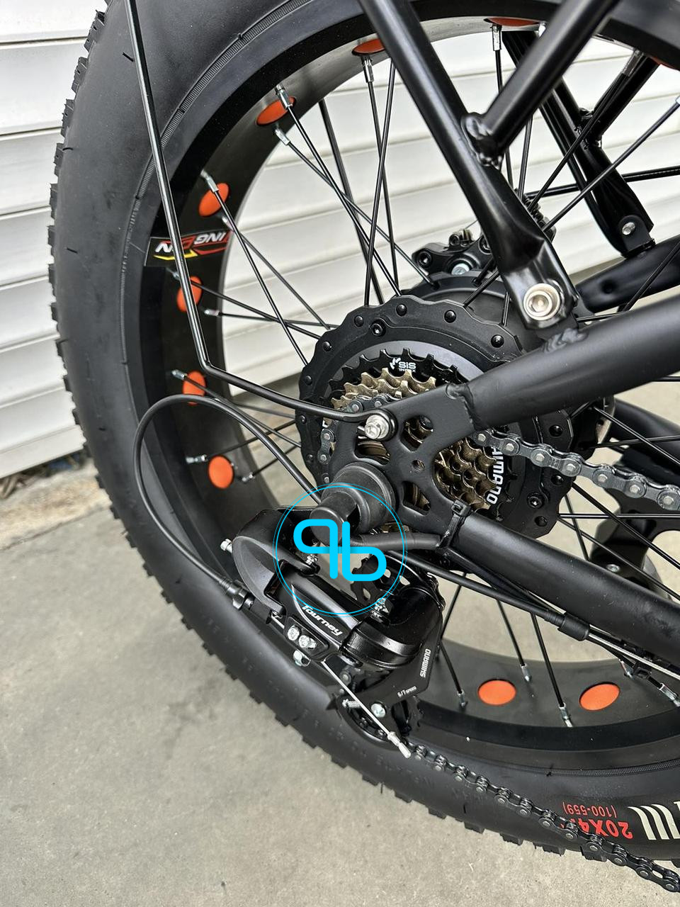 Електричний велосипед фетбайк Fatbike Turbobike 20" (500W 48V 21Ah) | Probot фото 5