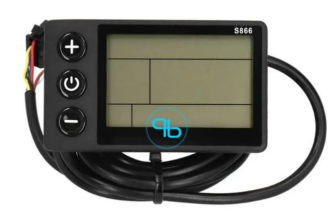 Дисплей квадратний LCD S866 48В універсальний для електросамокату | Probot фото 4