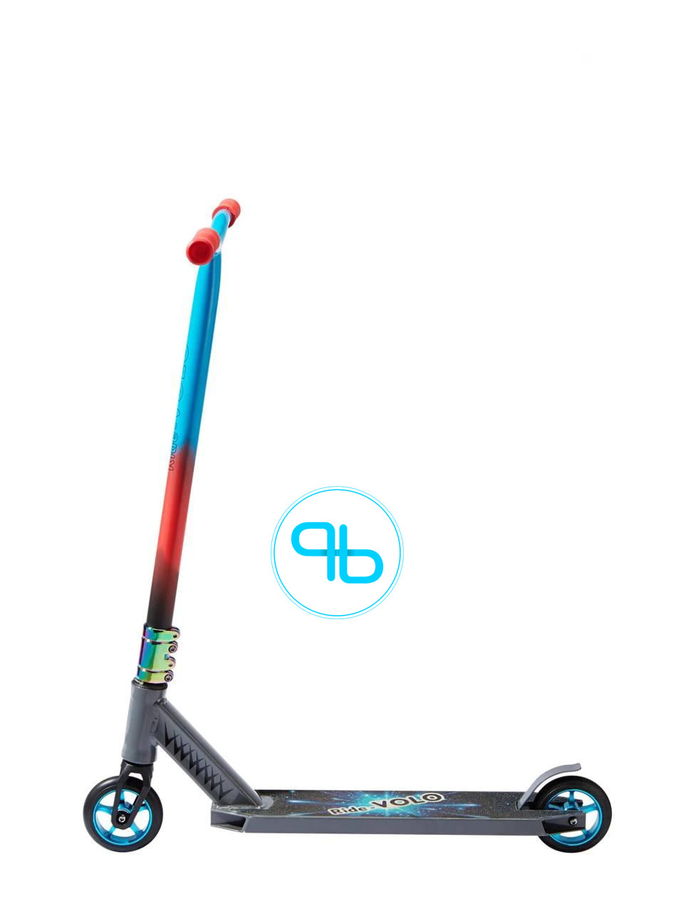 Трюковий самокат Go TRAX ST PRO 200 голубий з оранжевим | Probot фото 3