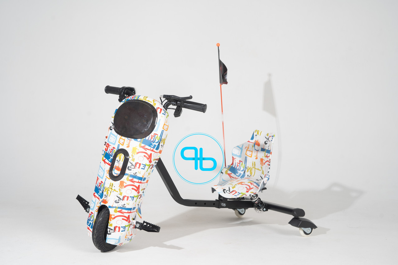 Дрифт-карт Windtech Crazy Bug 350W Білий графіті | Probot фото 3