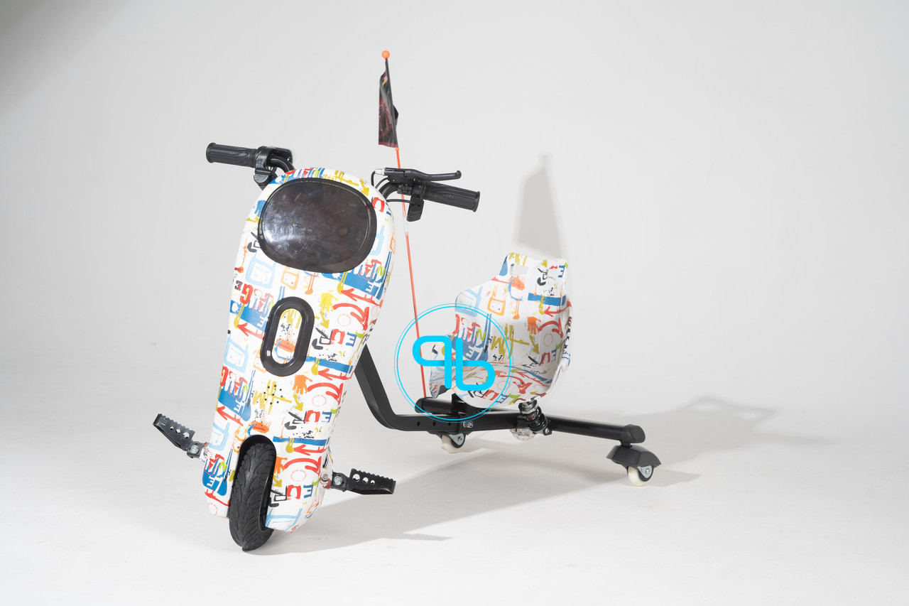 Дрифт-карт Windtech Crazy Bug 350W Білий графіті | Probot фото 2