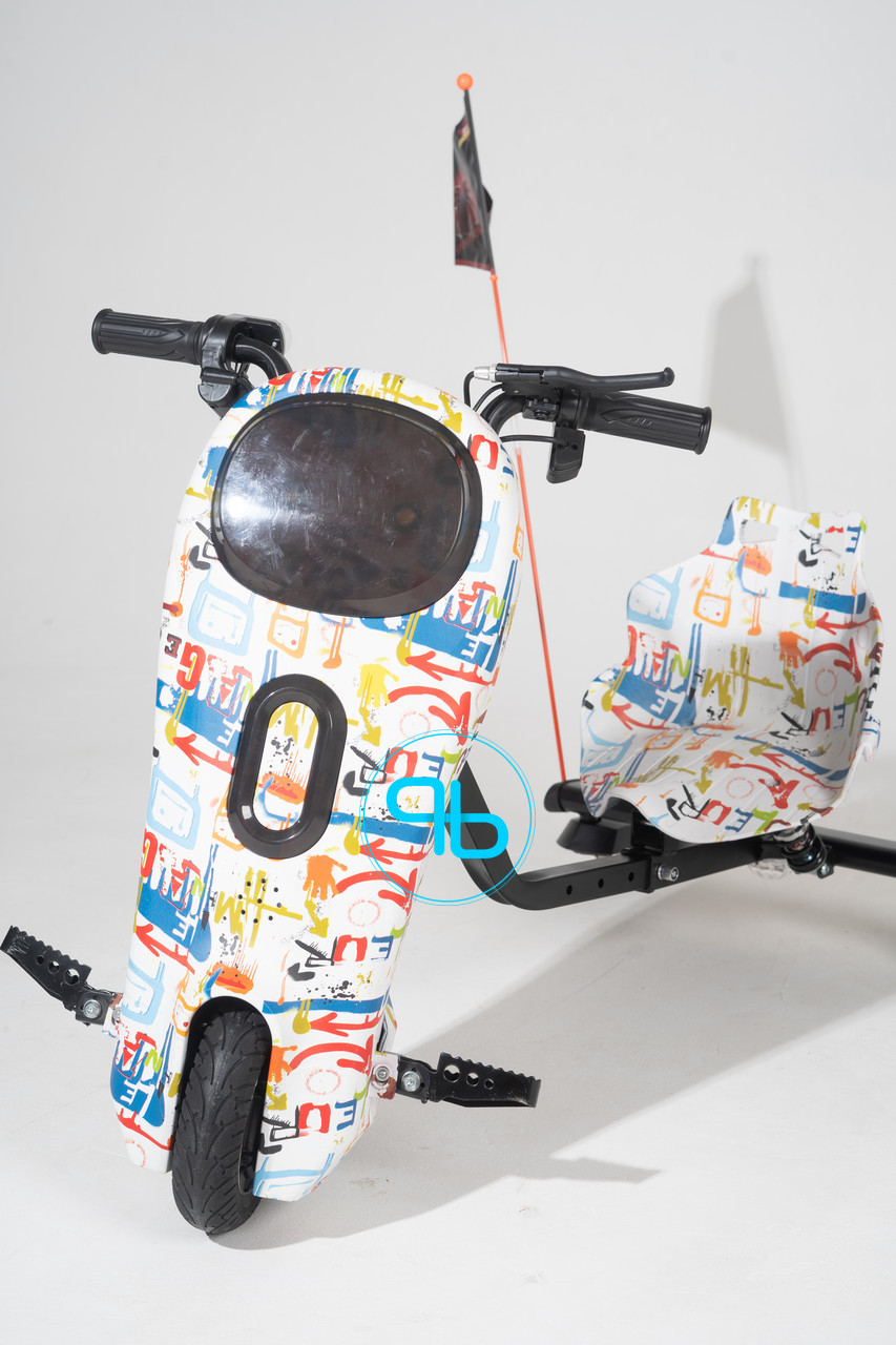 Дрифт-карт Windtech Crazy Bug 350W Білий графіті | Probot фото 5