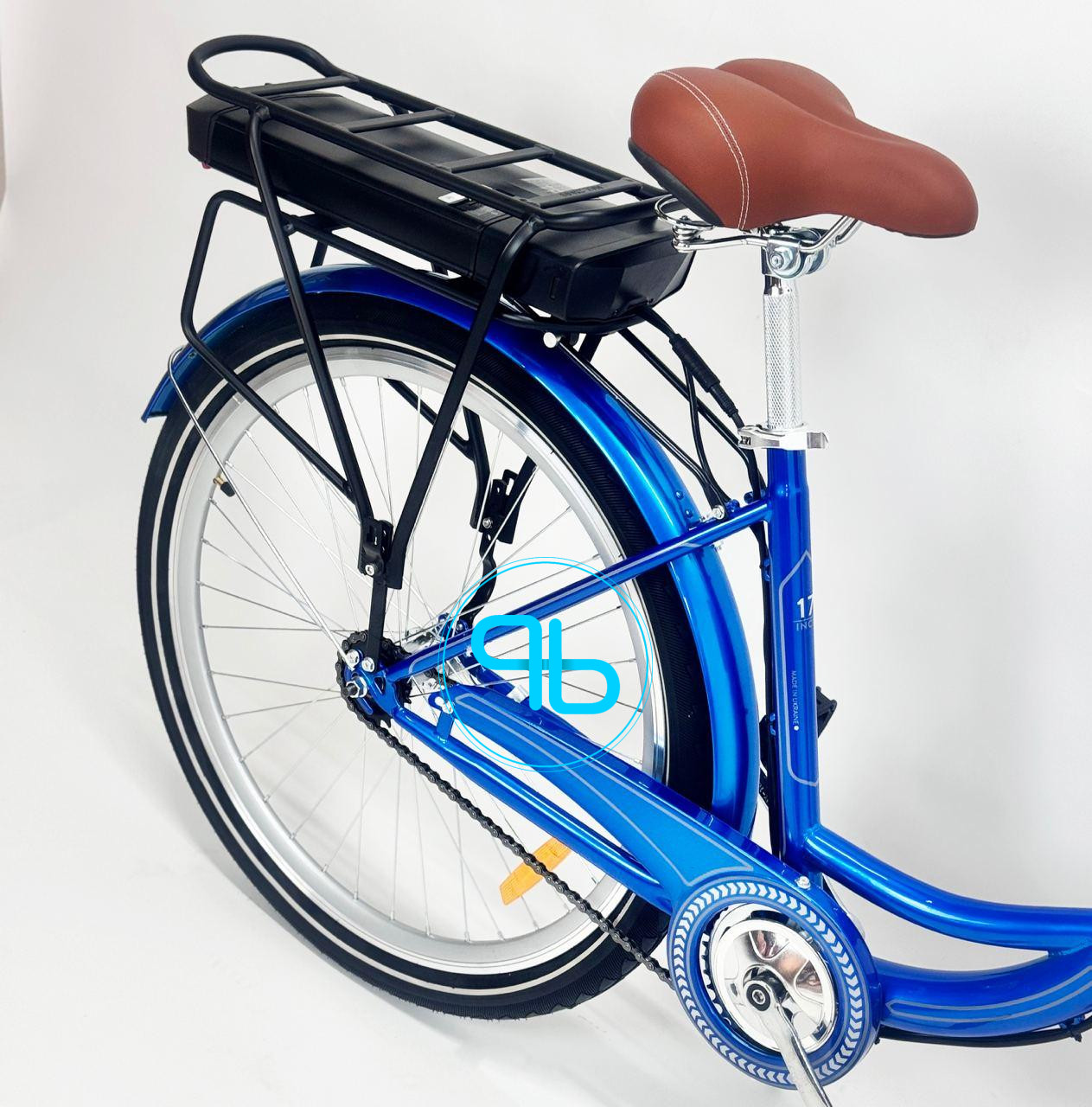 Електровелосипед Dorozhnik Akvamarin 26" (500W 36V 16Ah) ПЛАСТИКОВЫЙ БОКС | Probot фото 9