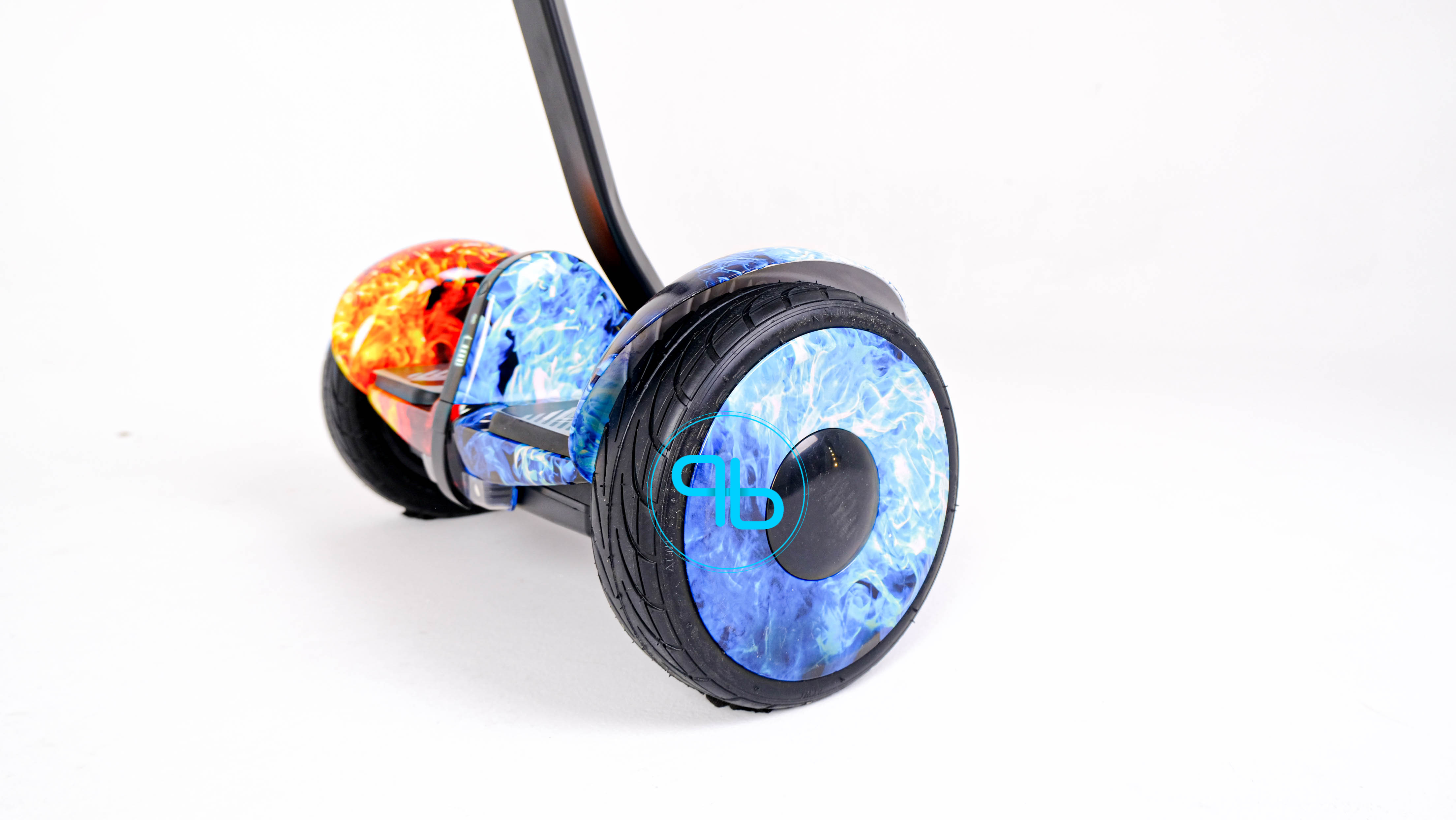 Сігвей з ручкою А8 Premium Вогонь та Лід | Probot фото 6