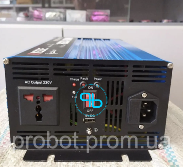 Перетворювач напруги RAGGIE з правильною синусоїдою та зворотною зарядкою RGSC-500 W/N 500W 12V | Probot фото 3