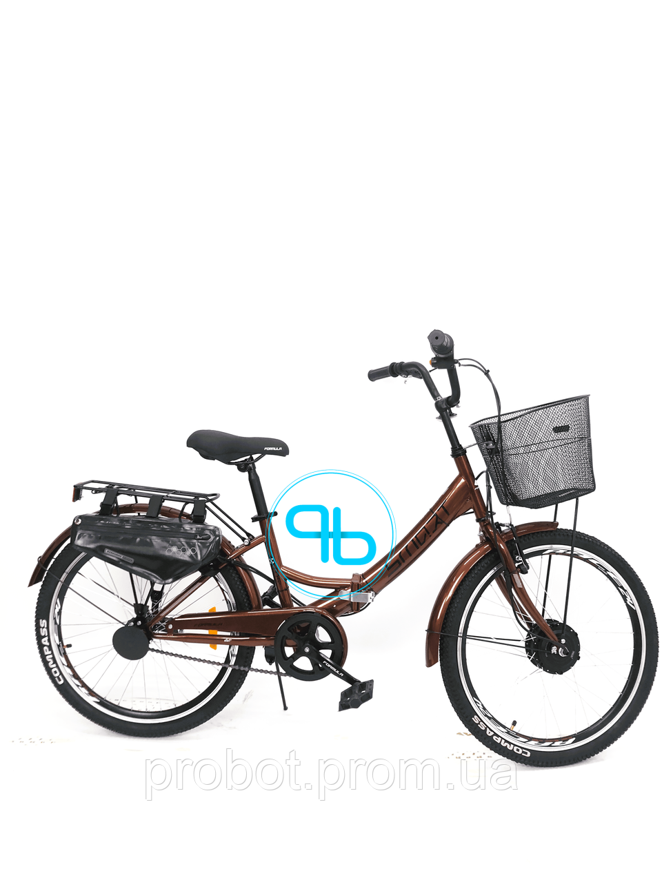 Електровелосипед Crosser Smart 24″ (500W 36V 13,2Ah) Бронза | Probot фото 1