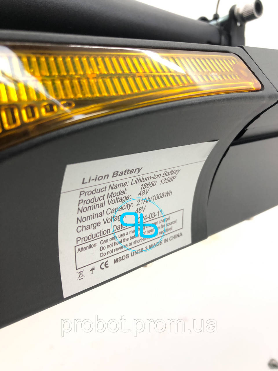 Електросамокат  Tesla 12000 (48V 1200W 21Ah) 2024 | Probot фото 9