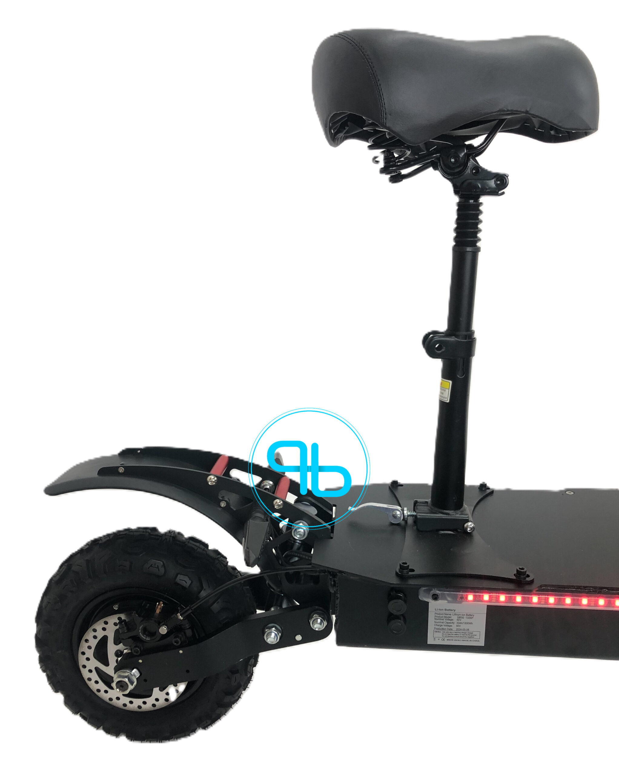 Електросамокат Tesla 4000 (3000W х2 60V 30Ah) NFC ключ | Probot фото 7