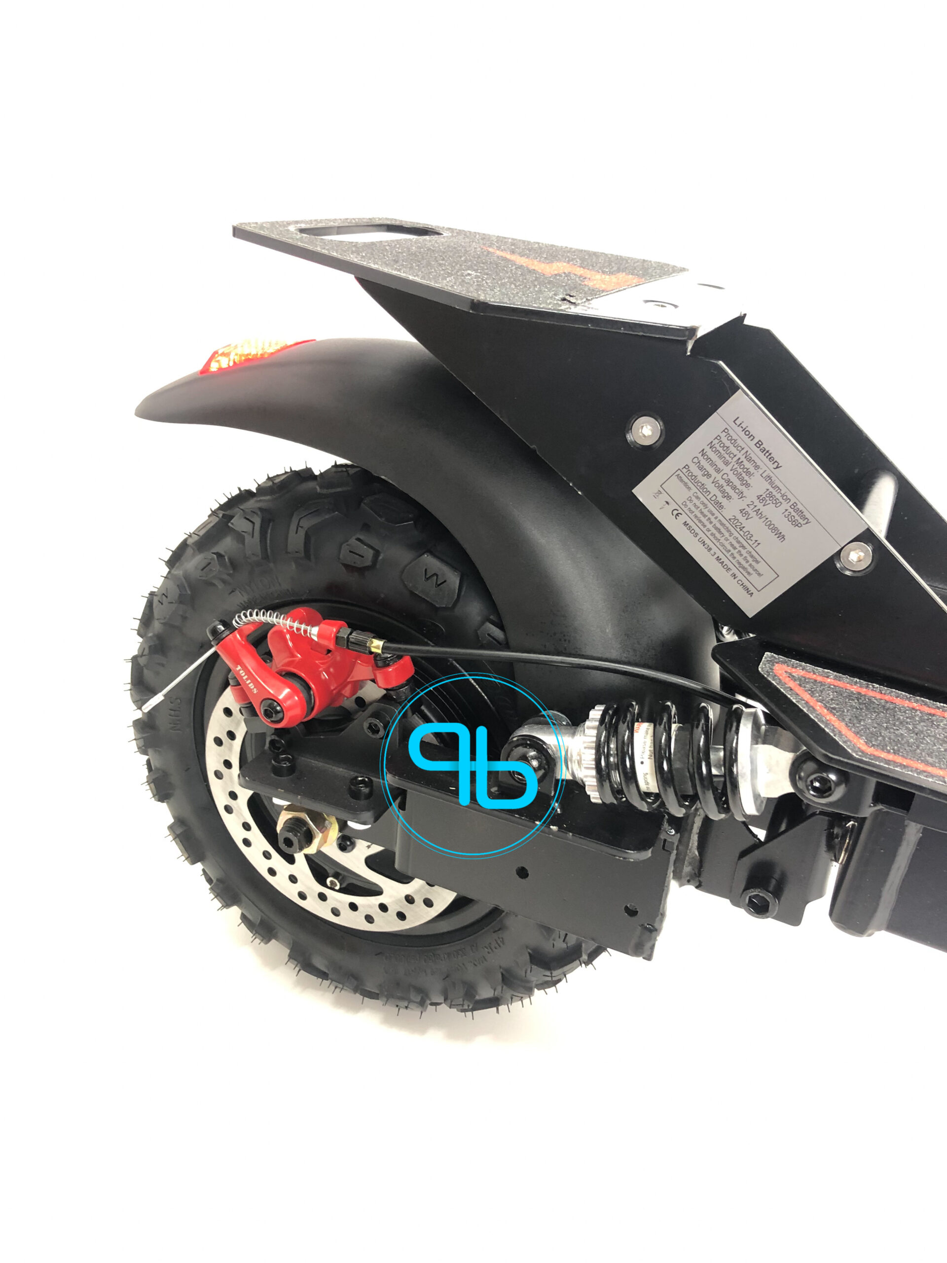 Електросамокат Tesla 26000 (2000Wх2 48V 26Ah) NFC ключ з сидінням | Probot фото 10