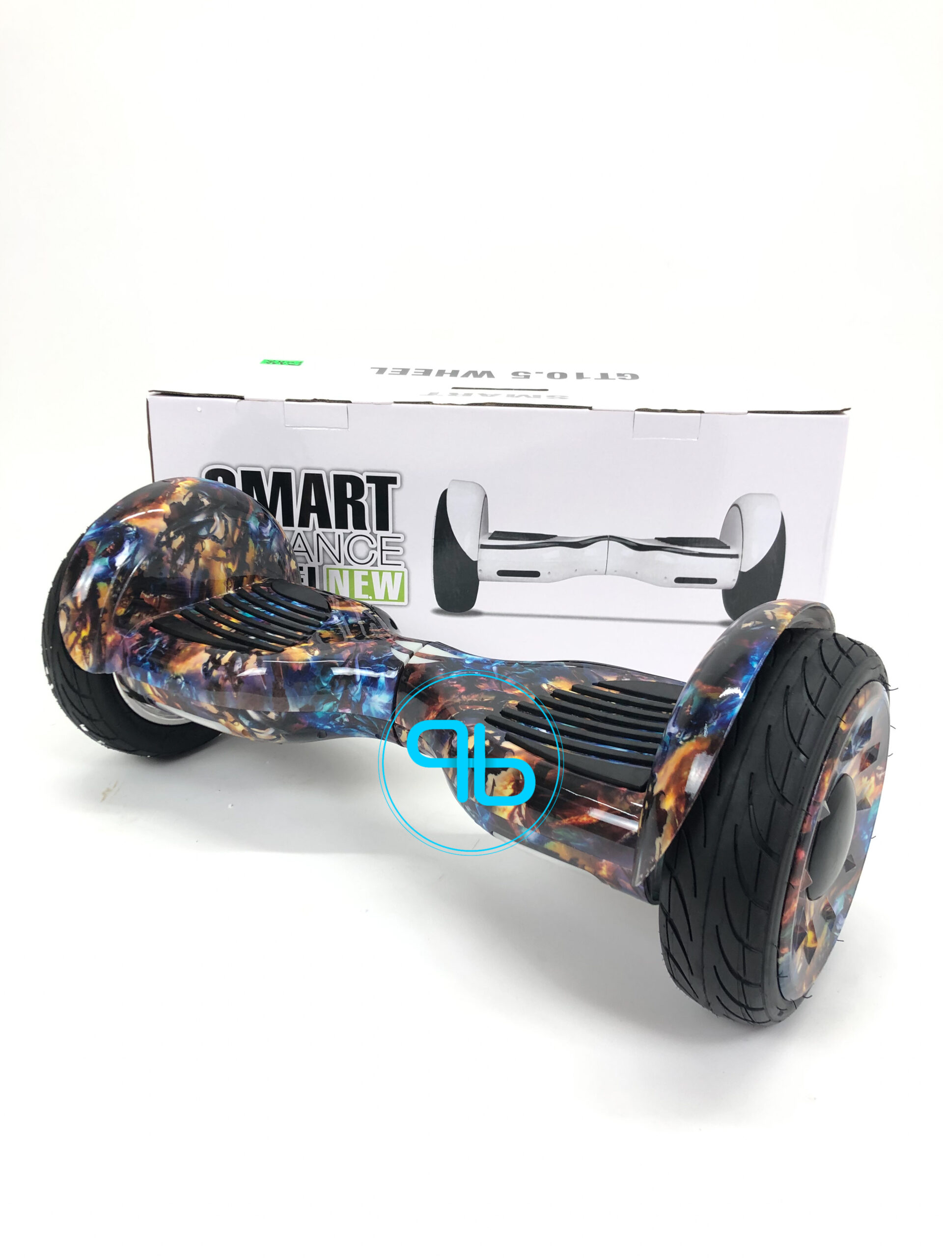 Гіроборд Balance Wheel Premium 10.5" Кольорове полум'я | Probot фото 5
