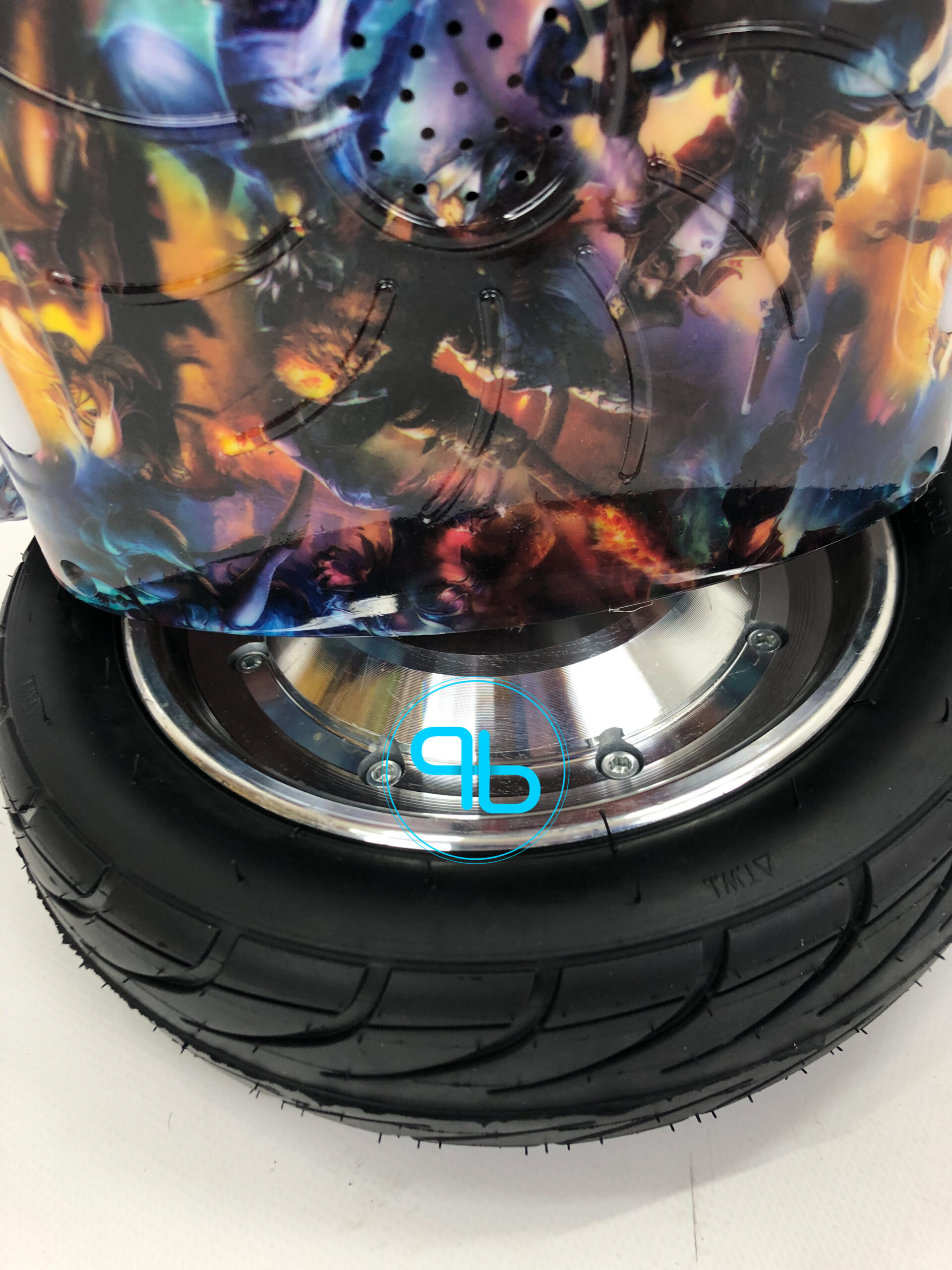 Гіроборд Balance Wheel Premium 10.5" Кольорове полум'я | Probot фото 4