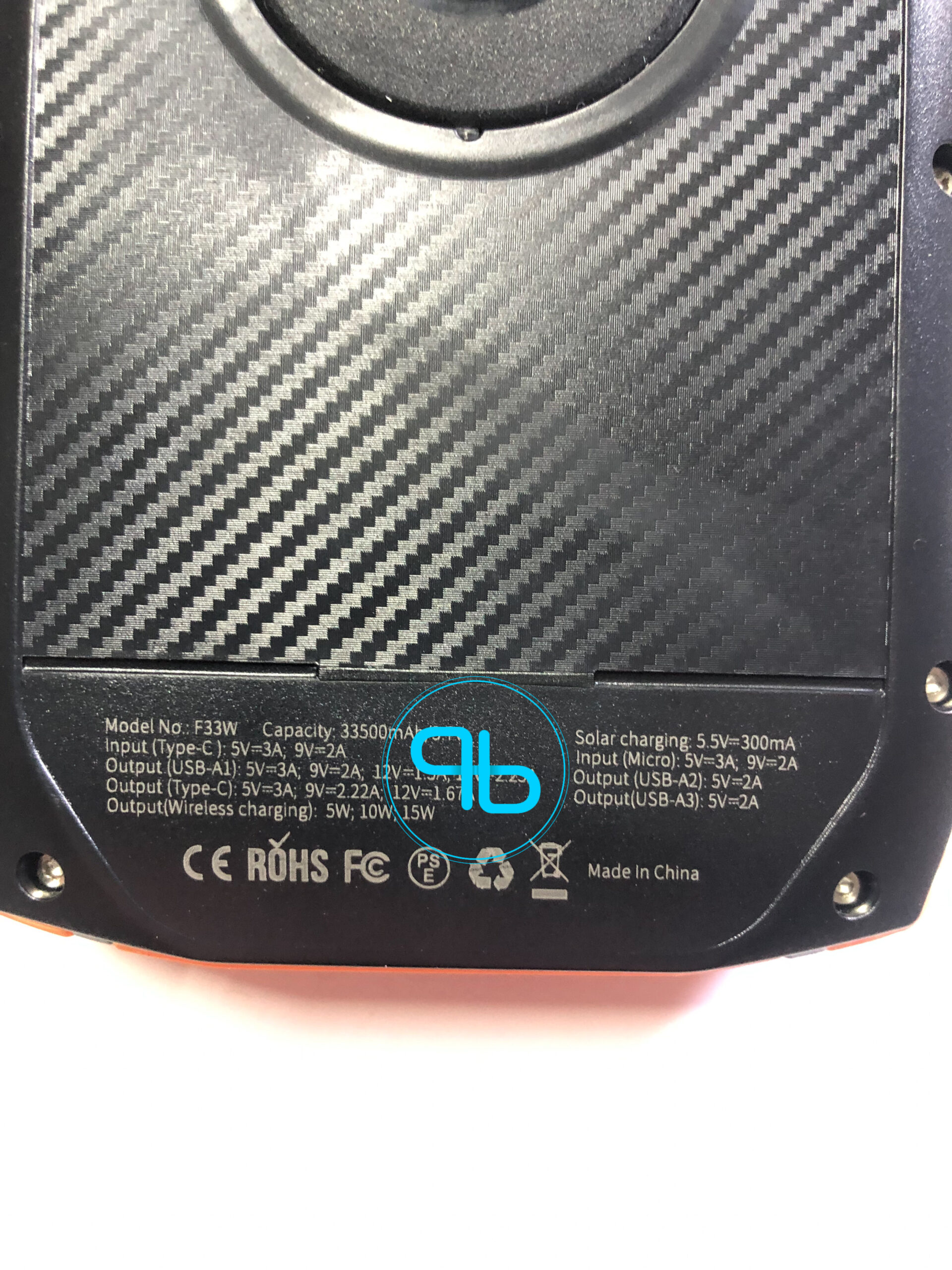 Портативний зарядний пристрій павербанк F33W з сонячною панеллю 33500 mAh | Probot фото 10