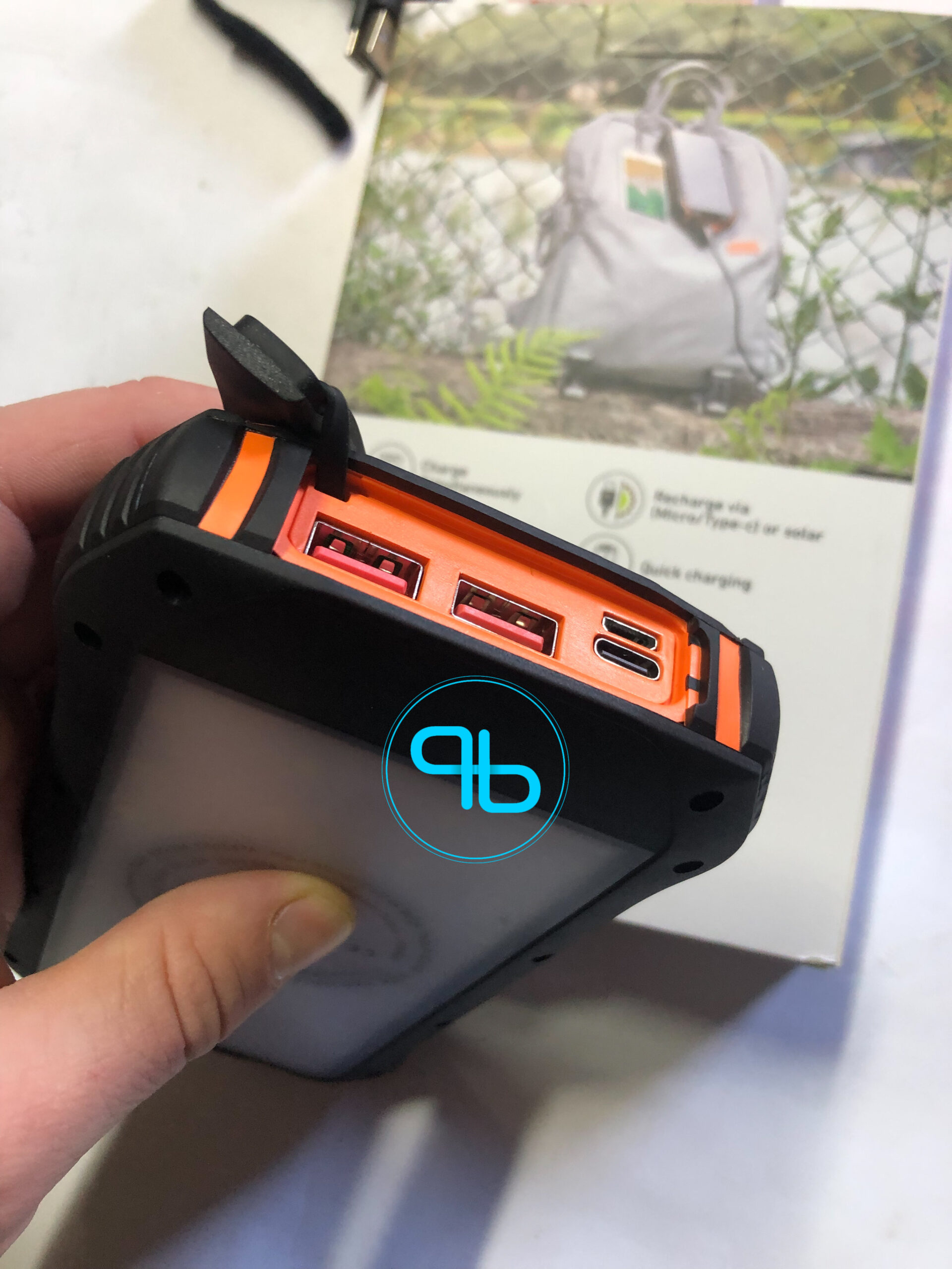 Павербанк Power Bank Solar i26 26800 mAh з сонячною панеллю, фонарик | Probot фото 16