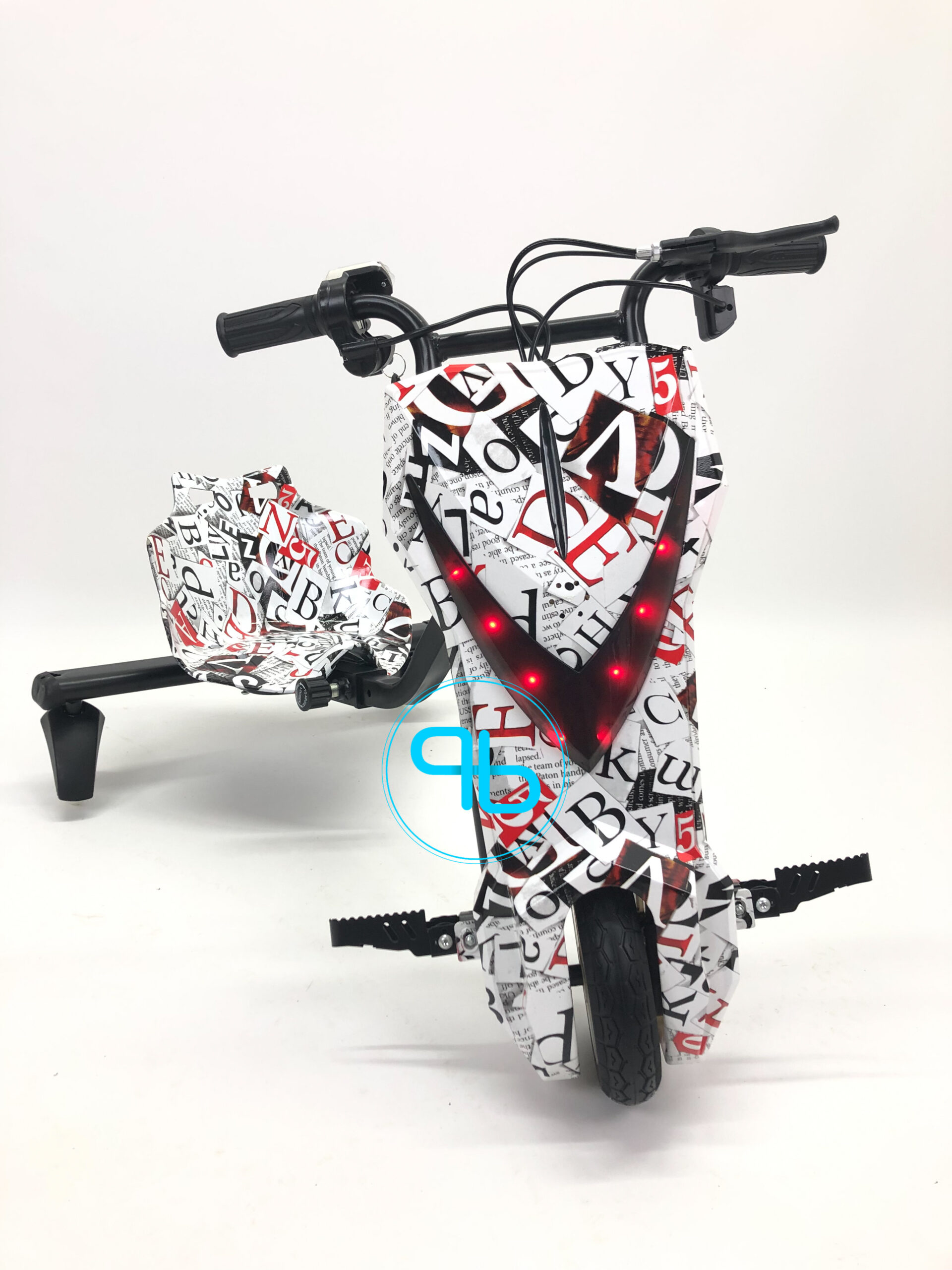 Дріфт-карт Windtech Crazy Bug 500W Біле графіті | Probot фото 4