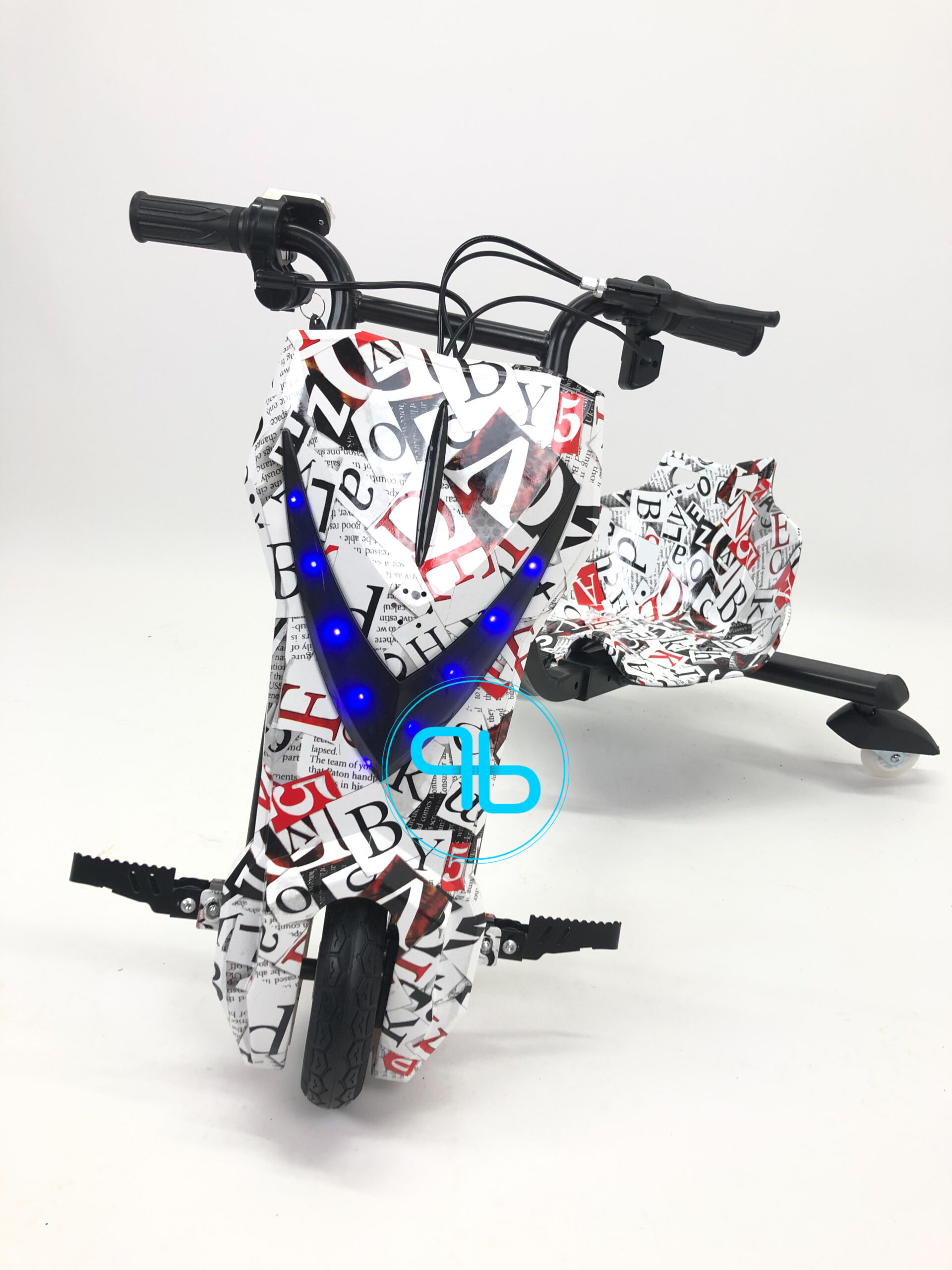 Дріфт-карт Windtech Crazy Bug 500W Біле графіті | Probot фото 5