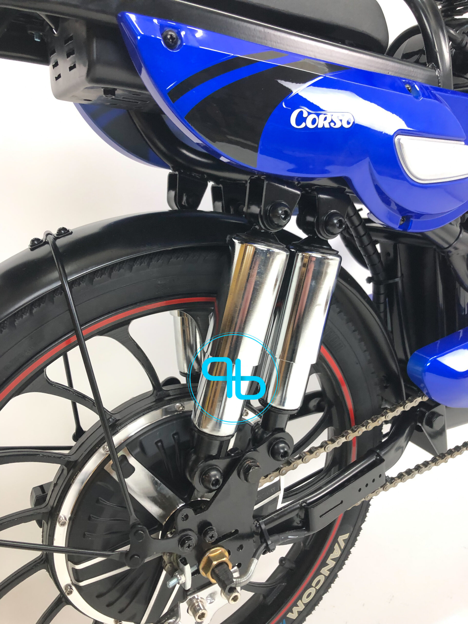 Eлектровеловипед Corso Fortex Pro 20" (750W 48V 24Ah) Синій | Probot фото 5