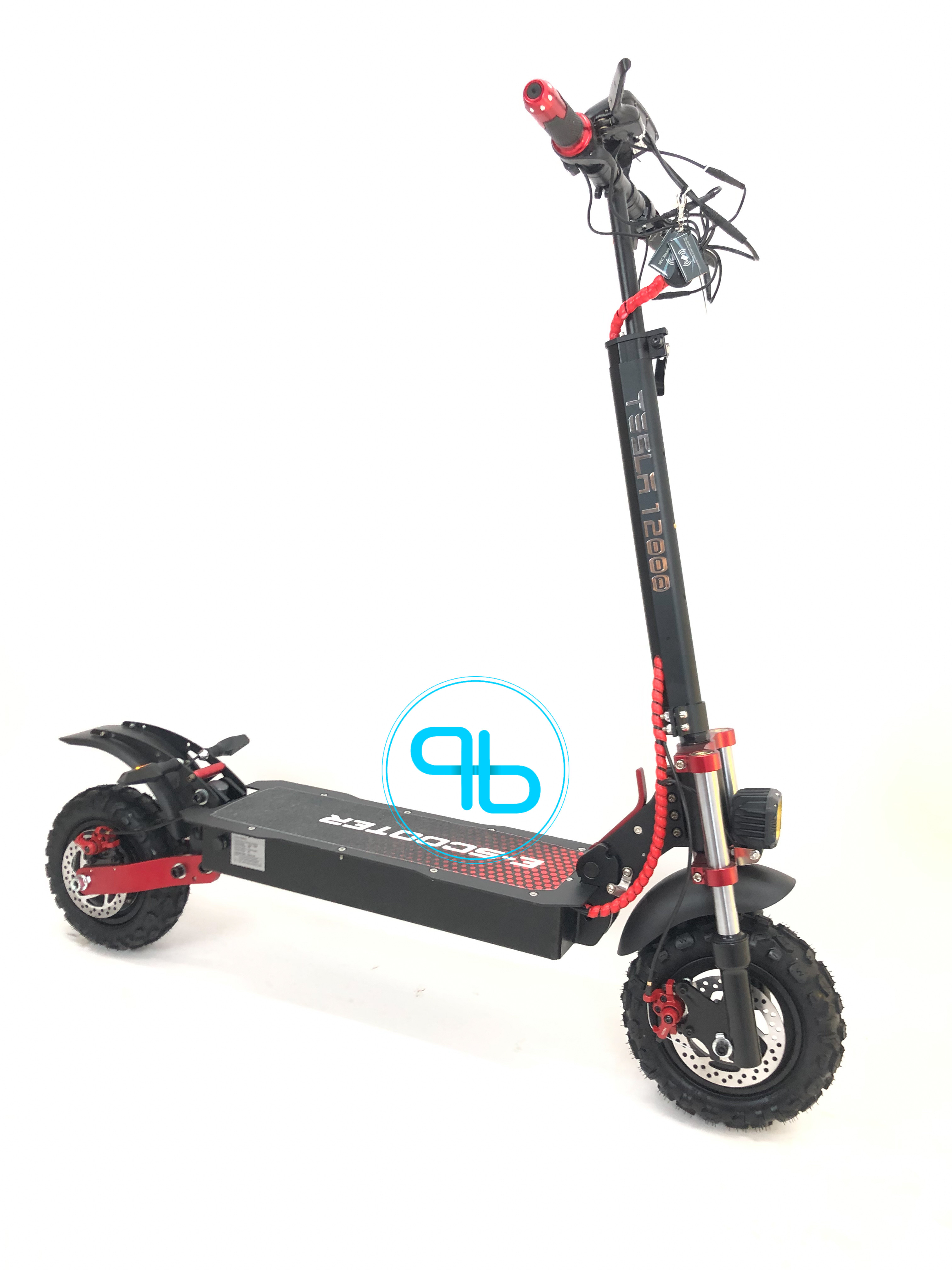 Повнопривідний електросамокат Tesla 12000 (2500W 48V 21Ah) NFS карта | Probot фото 9
