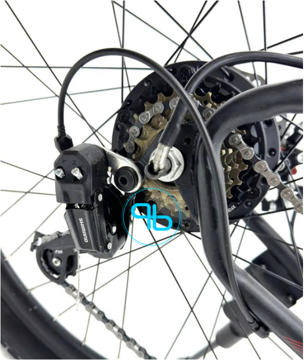 Електровелосипед Azimut AQUA 29" (500 W 36 V 13 Ah) Чорно-червоний | Probot фото 4