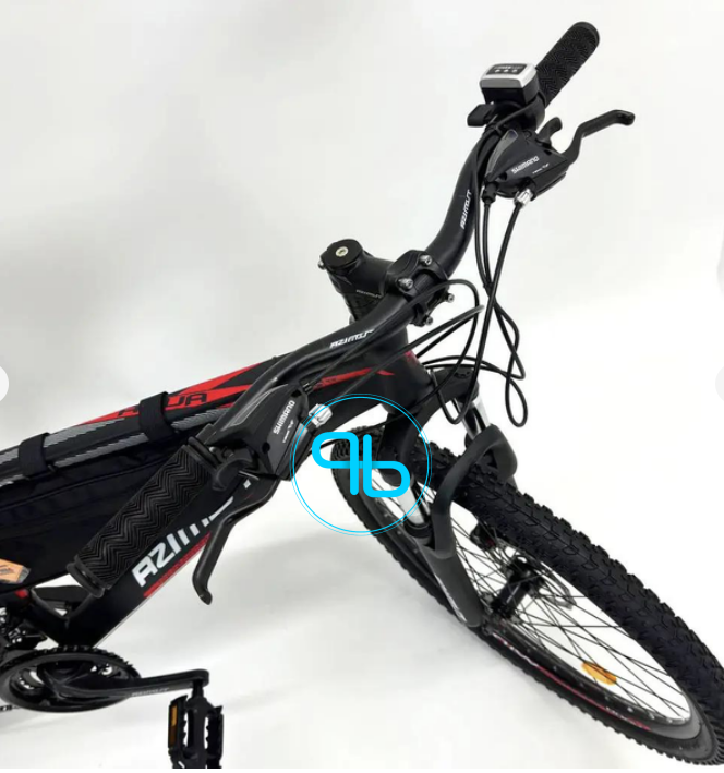 Електровелосипед Azimut AQUA 29" (500 W 36 V 13 Ah) Чорно-червоний | Probot фото 2