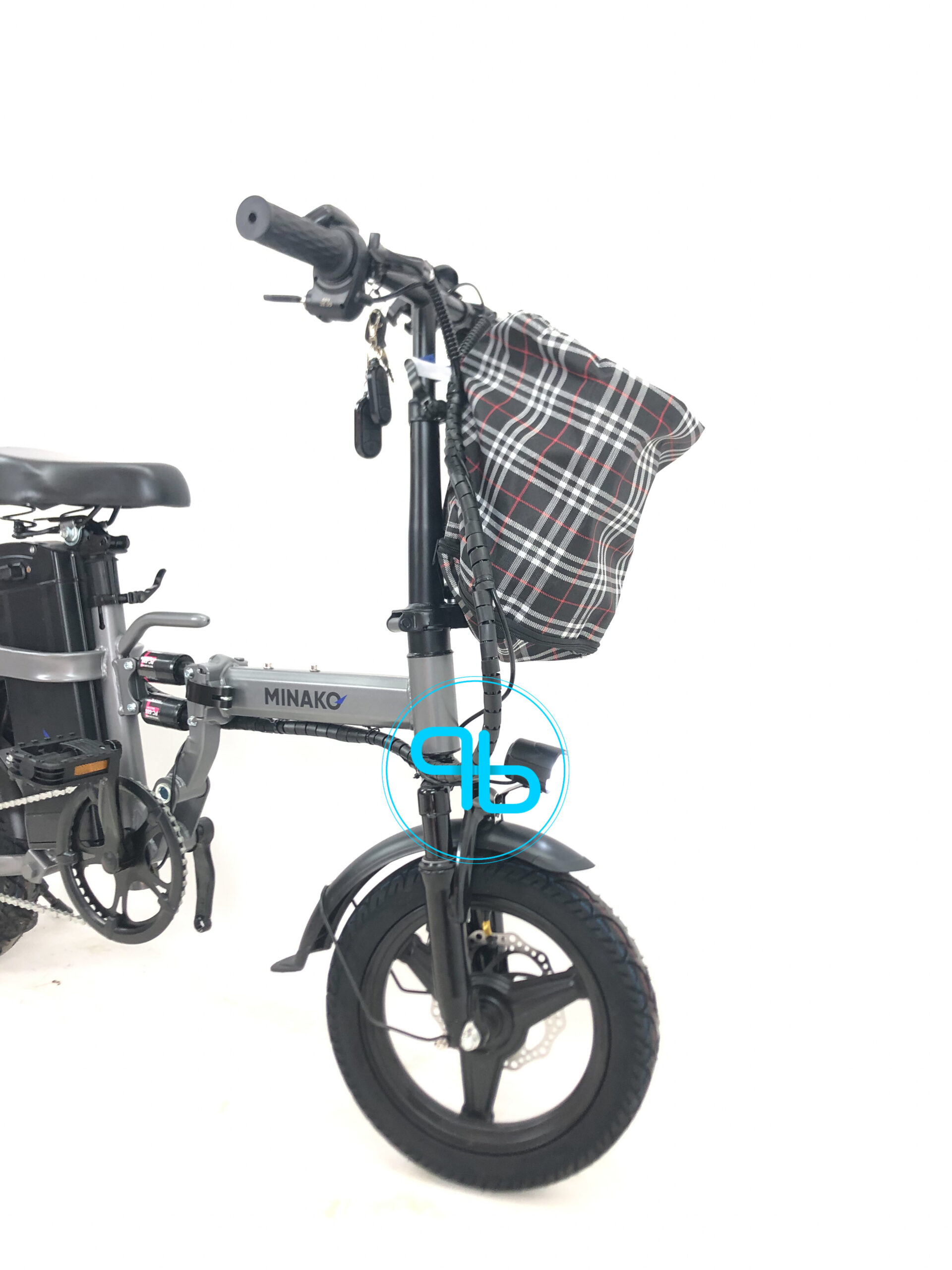 Електровелосипед складаний Minako Mini 14" (800W 48V 21Ah) з сумкою | Probot фото 7