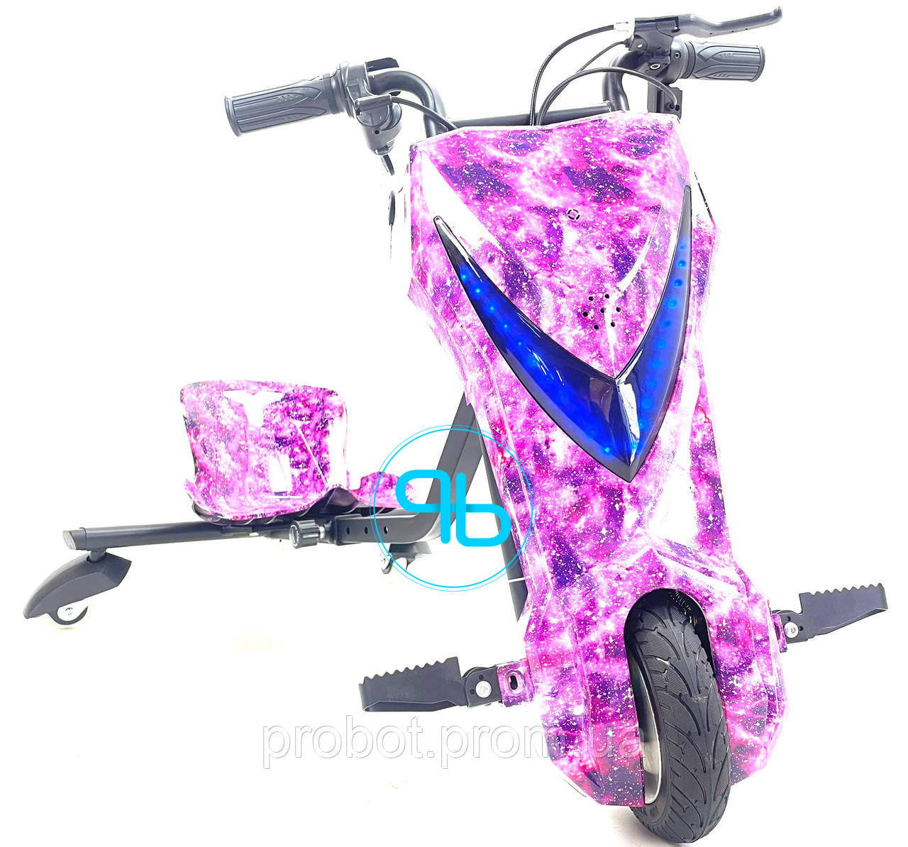 Дріфт-карт Windtech Crazy Bug 500W Рожевий космос NEW | Probot фото 2