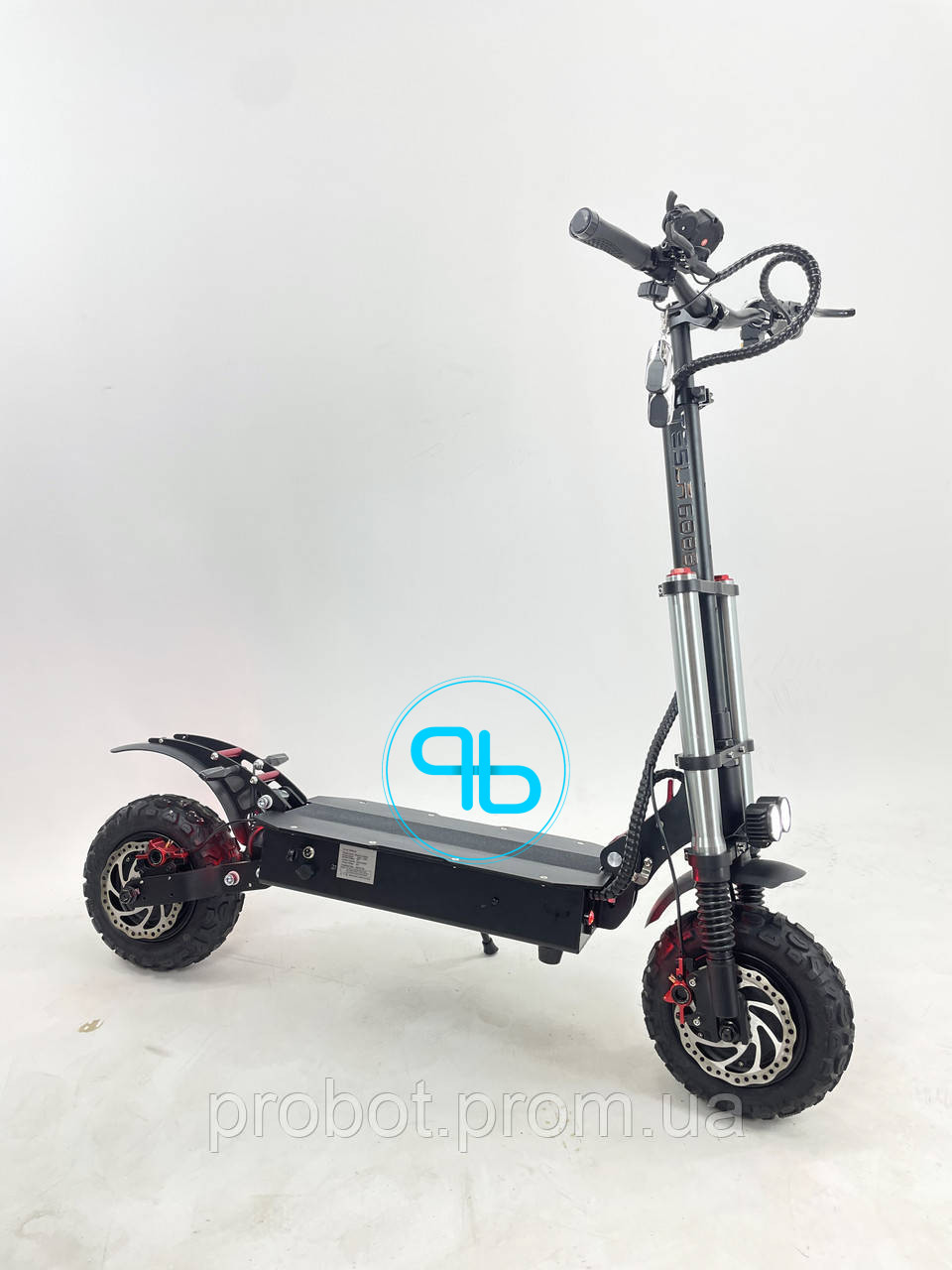 Електросамокат повнопривідний Tesla 6000 11″ (6000W 60V 36Ah) | Probot